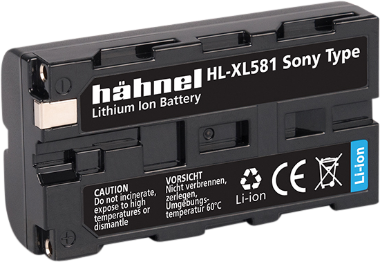 Hähnel HL-XL581, Sony NP-F530/550/570, 2500mAh, 7.2V, typ L