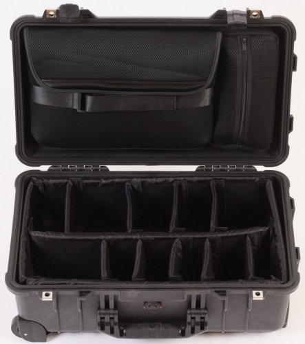Peli™ Case 1510 kufor s nastaviteľnými prepážkami, čierny