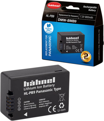 Hähnel HL-PB9, Panasonic DMW-BMB9  7.2V 900mAh, 6.5Wh