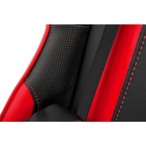 Herní židle Yenkee YGC 100RD Sabotage, černo-červená, polohovací