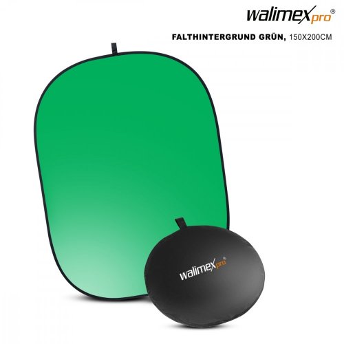 Walimex pro Foldable Chromakey Background 150x200cm Green