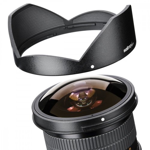 Walimex pro 8mm f/3.5 Fisheye II APS-C Lens for Canon EF-S