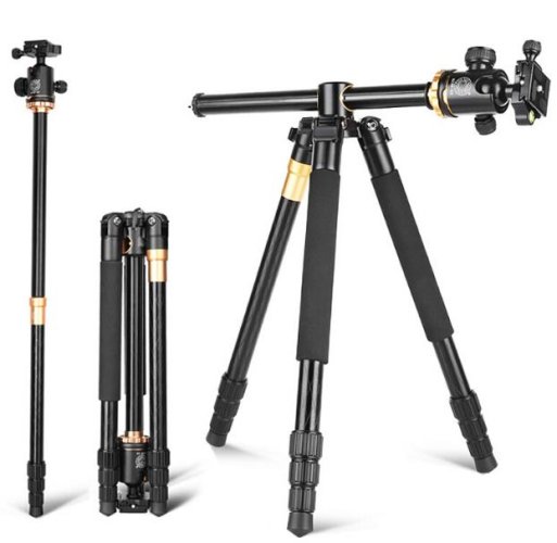 Hliníkový stativ tripod s hlavou s příčnou osou (ST999H)