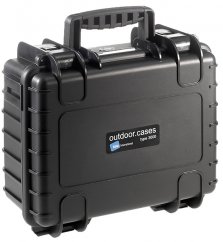 B&W Outdoor Case 3000, kufr s pěnou černý