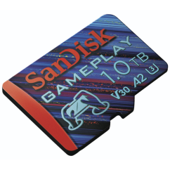 SanDisk GamePlay microSDXC UHS-I Card, 1 TB Gaming microSDXC, 190 MB/s, 130 MB