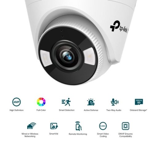 Kamera TP-Link VIGI C440(4mm) 4MPx, venkovní, IP Dome, světelnost 30m
