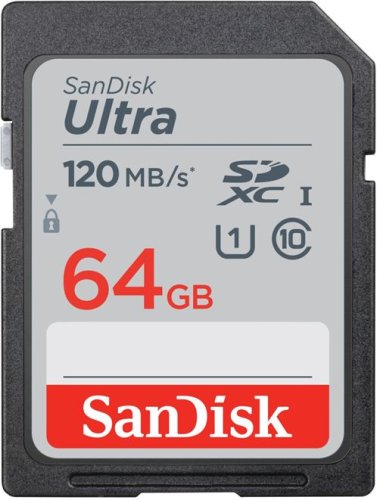 Sandisk Secure Digital 64GB Ultra SDXC 120 MB/s