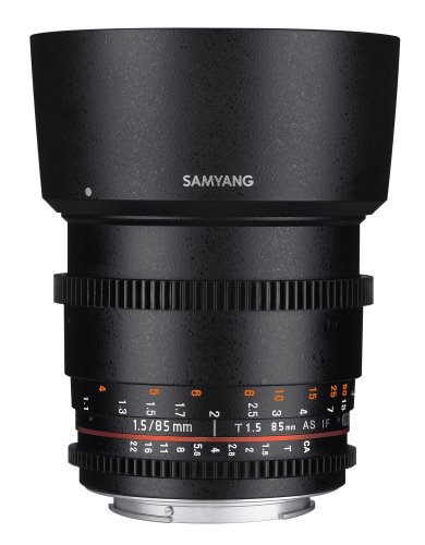 Samyang 85mm T1.5 VDSLR AS IF UMC II Objektiv für Canon M