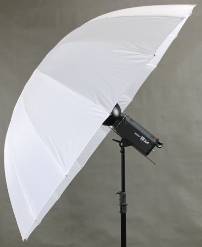 Studiový deštník 180cm bílý difuzní