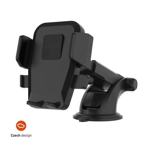 Držák FIXED Iconiq XXL s dlouhou přísavkou na sklo nebo palubní desku, černý