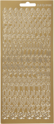 Focus Stickers Gold Letters Design 2
