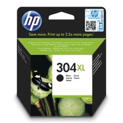 Atrament HP 304XL černá velká inkoustová kazeta (black), N9K08AE