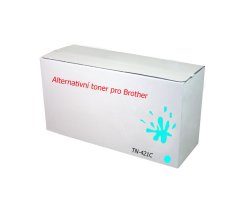 Toner TN-421C (TN421C) Premium kompatibilní pro Brother, azurový (1800 stran za minutu)