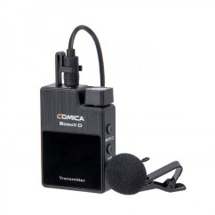 Comica BoomX-D D2 Audio Ultrakompaktní digitální bezdrátový mikrofonní systém pro 2 osoby pro bezzrcadlovky/DSLR fotoaparáty (2,4 GHz)