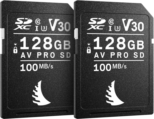 Angelbird SD Match Pack for Fujifilm AV PRO V30 128 GB | 2 PACK