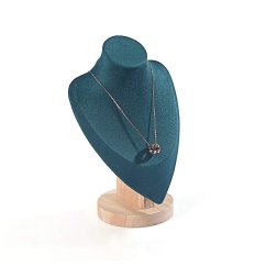 Stojánek, dekolt na šperky výška 24cm zelená (DRD12Z-2)
