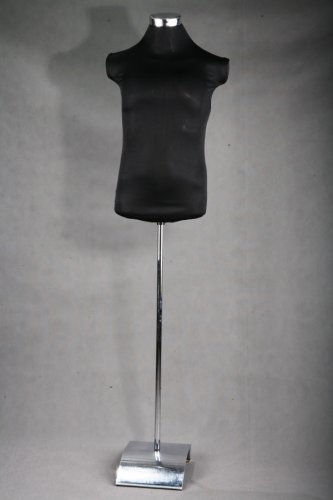 Krejčovská panna PÁNSKÁ figurína černá (MT5B )