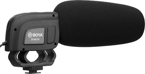 BOYA BY-M17R Nieren-Kondensatormikrofon für DSLR-Camcorder und Audiorecorde