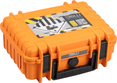 BW Outdoor Battery.case P908.08. Transport & storage of defective lithium batteries, orange