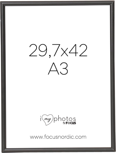 Focus Can-Can hliníkový rámeček, černá, 29,7x42 cm (A3)