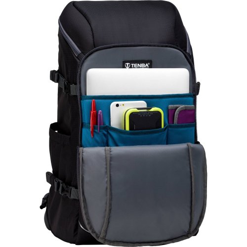 Tenba Solstice 24L Camera Backpack | Interior 27 × 50 × 19 cm | Weather-resistant materials | Weight 1.3 kg | Black