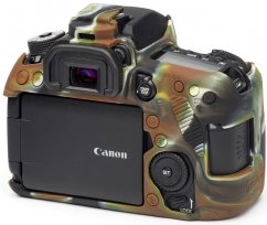easyCover Silikon Schutzhülle f. Canon EOS 80D Camouflage