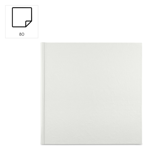 Album Hama classic WRINKLED 30x30 cm, 80 stran, bílé