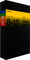 Polaroid DuoChrome film for 8x10 Black & yellow edition