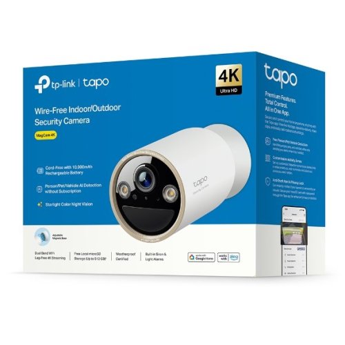 Kamera TP-Link Tapo C460 8MPx, venkovní, IP, WiFi, přísvit, baterie