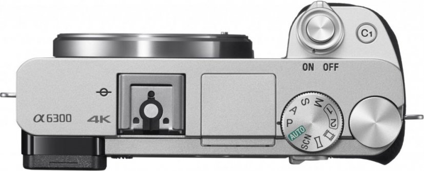 Sony Alpha A6300 + 16–50mm Silber