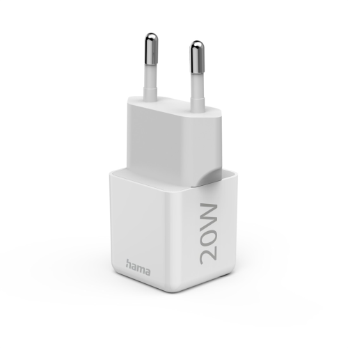 Hama rýchla USB nabíjačka, USB-C PD/QC 20 W, super-mini