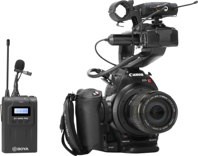 Boya BY-WM8 PRO-K1 / UHF Wireless Microphone / 1 TX+1 RX