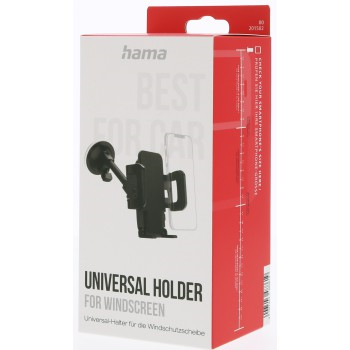 Hama Compact, držák mobilního telefonu do auta, pro zařízení o šířce 4,5-9 cm, přísavka, otáčení o 360°