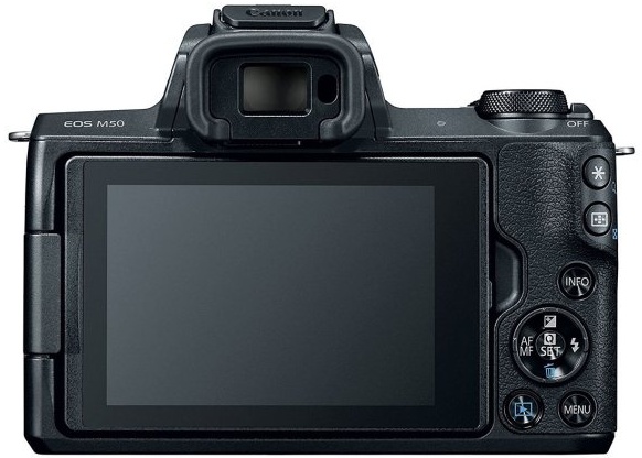 Canon EOS M50 + 15-45 + EF 50 f/1,8 + adaptér EF-EOS M
