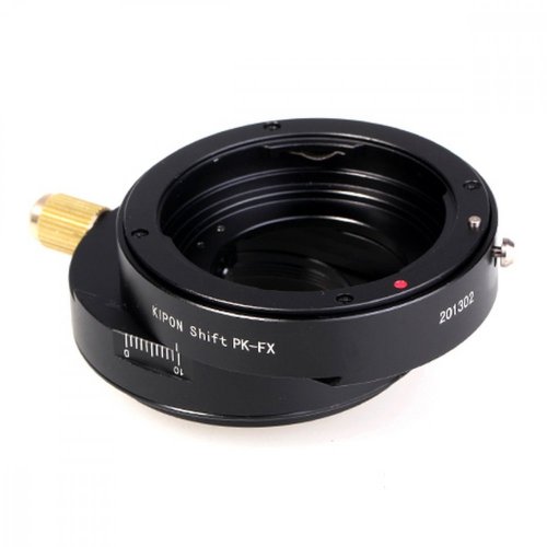 Kipon Shift Adapter from Pentax K Lens to Fuji X Camera