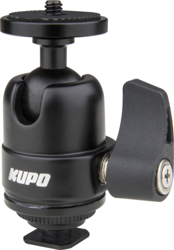 Kupo KS-CB07 Midi Ball Head with Hot Shoe Mount