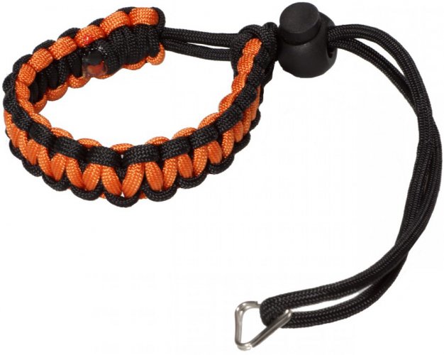 Kalahari LOOP wrist strap black/orange