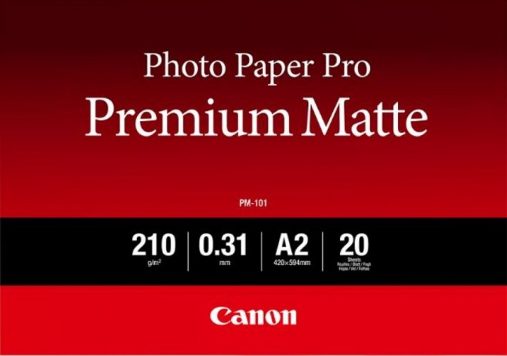 Canon PM-101 Premium Matte, A2, 210 g/m2, 20 listů