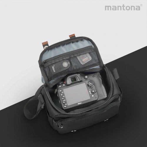 Mantona Milano piccolo fotografická taška čierna