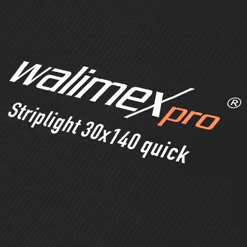 Walimex pro Striplight Softbox 30x140cm quick (Studio Line Serie) pro Multiblitz V