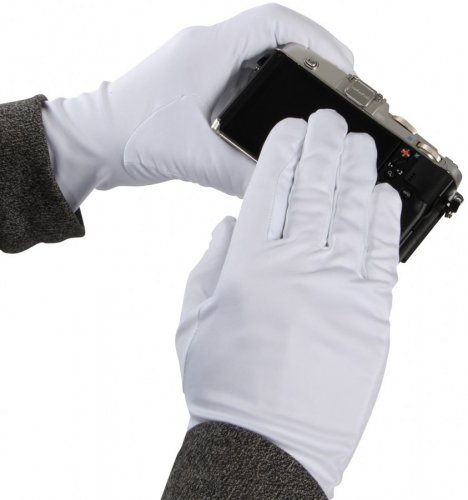 B.I.G. Microfaser Handschuhe Größe L, 1 Paar