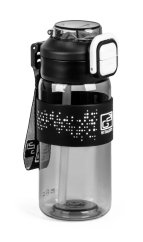 Fľaša G21 na pitie 600 ml 2v1, sivá