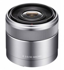 Sony E 30mm f/3.5 Macro (SEL30M35) Lens Silver