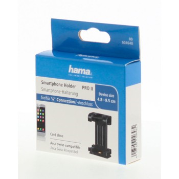 Hama držák smartphonu Pro II, pro zařízení se šířkou 4,8–9,5 cm, závit 1/4"