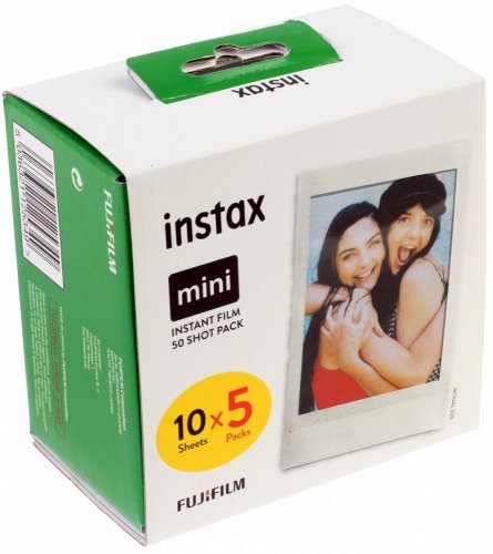 Fujifilm Instax Mini Instant Film, 50 Sheets 