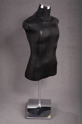 Krejčovská panna PÁNSKÁ figurína černá (MT5B )