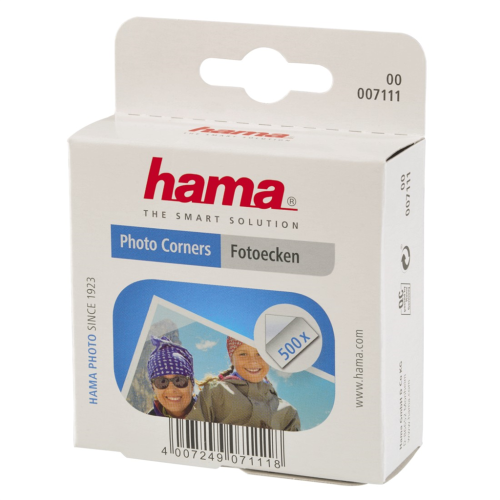 Hama samolepící fotorůžky, průhledný, viskóza/papír, 500 ks