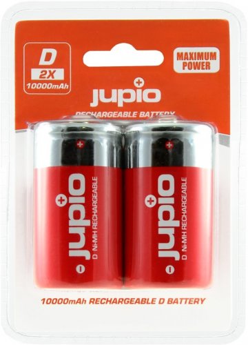 Jupio Rechargeable D Battery, 5.000 mAh, 2 pcs
