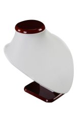 Stojánek, stojan, dekolt na šperky výška 18,5 cm bílá slonová (JSL)