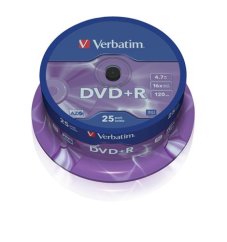 Médium Verbatim DVD+R 4,7GB 16x 25-cake